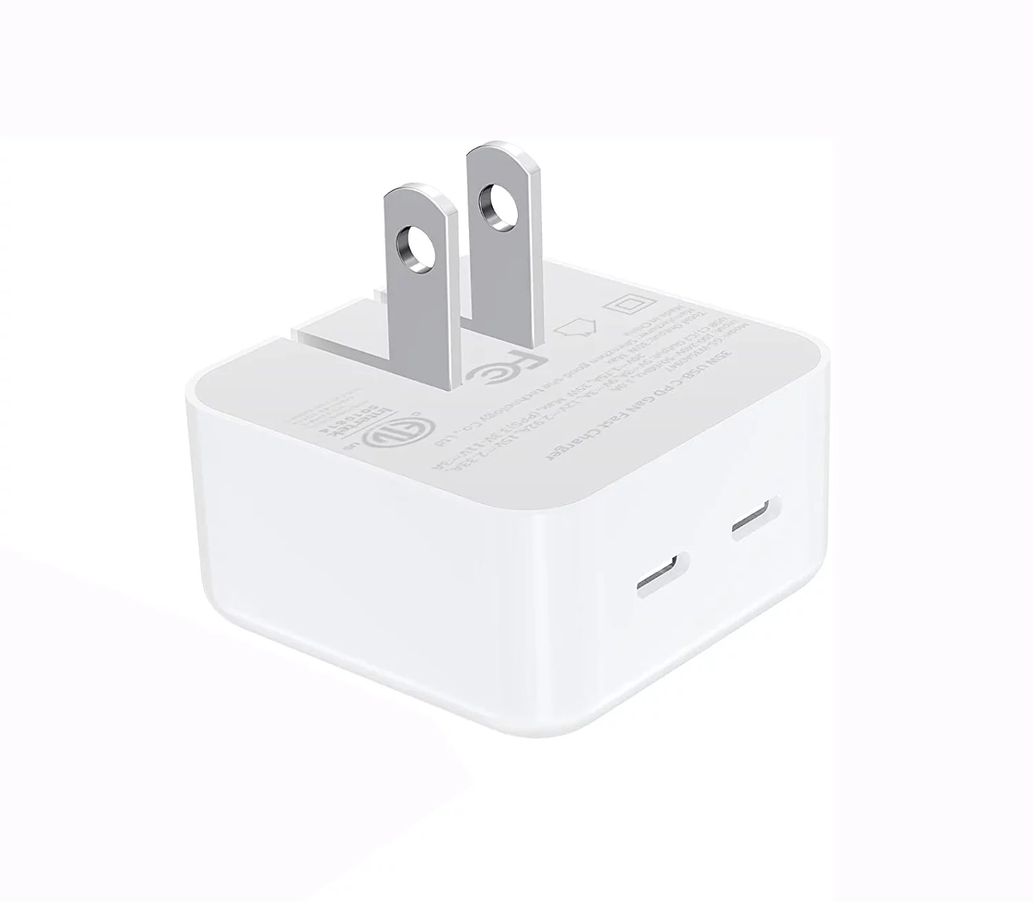 APPLE dual USB-C port 35w compact power adapter