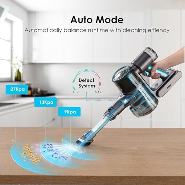 Adjustable suction vacuum cleaner with detachable dust cup and bendable tube