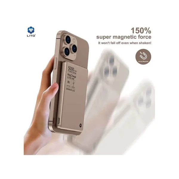 LITO LP01 5000mAh Wireless Magnetic MagSafe Power Bank