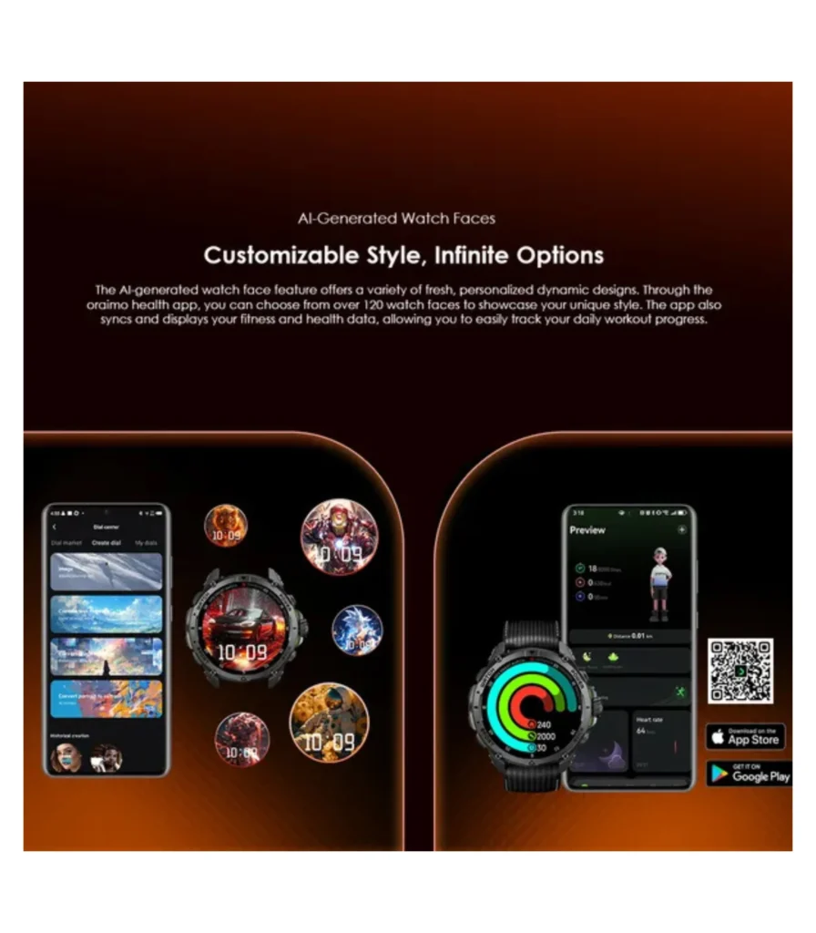 Oraimo Watch GT OSW-852H fitness smartwatch