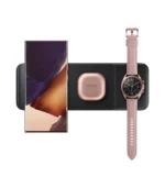 Samsung Wireless Charger Trio charging phone watch earbuds